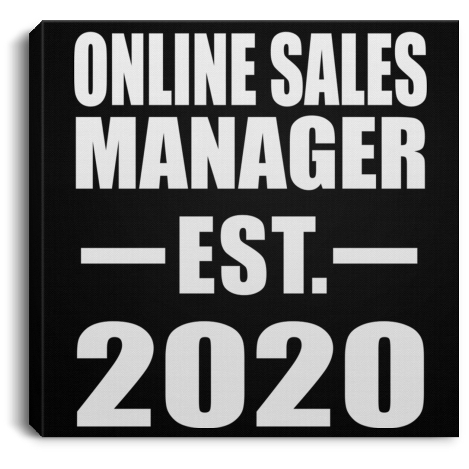 Online Sales Manager Established EST. 2020 - Canvas Square