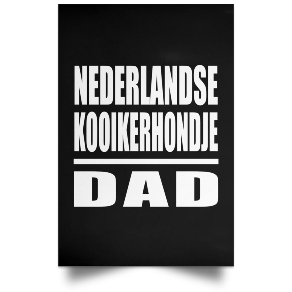Nederlandse Kooikerhondje Dad - Poster Portrait