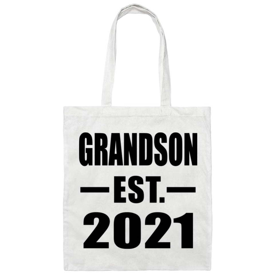 Grandson Established EST. 2021 - Tote Bag White