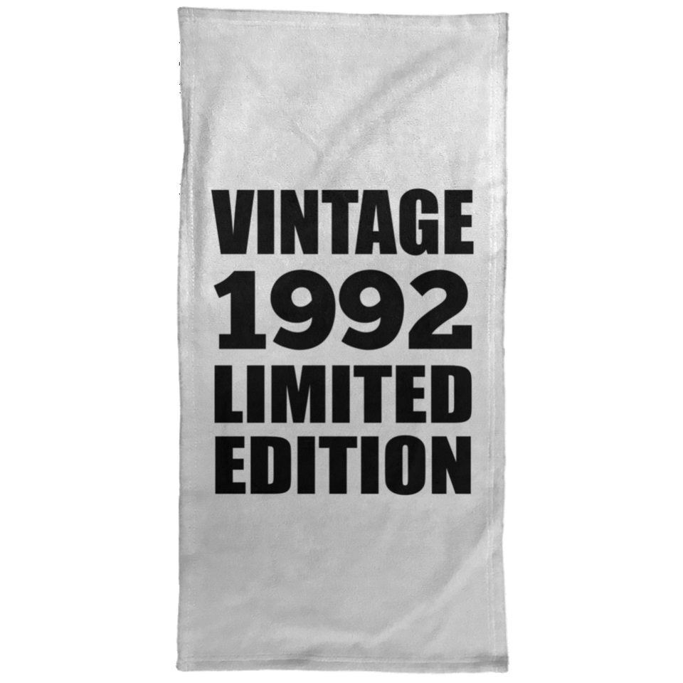 32nd Birthday Vintage 1992 Limited Edition - Hand Towel