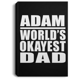 Adam World's Okayest Dad - Canvas Portrait