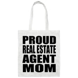 Proud Real Estate Agent Mom - Tote Bag White