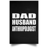 Dad Husband Anthropologist - Poster Portrait
