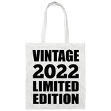 2nd Birthday Vintage 2022 Limited Edition - Tote Bag White