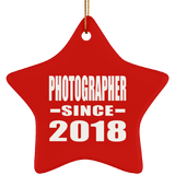 Photographer Since 2018 - Star Ornament