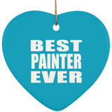 Best Painter Ever - Heart Ornament