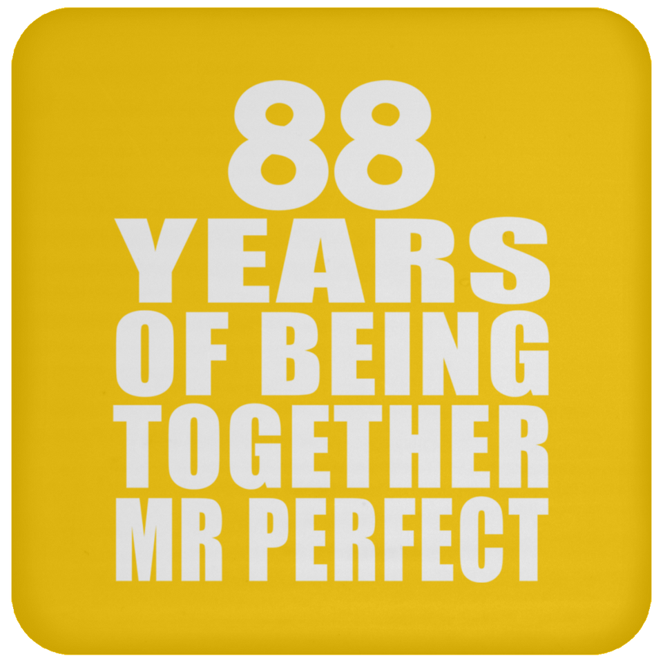 88th Anniversary 88 Years Of Being Mr Perfect - Drink Coaster