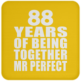 88th Anniversary 88 Years Of Being Mr Perfect - Drink Coaster