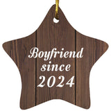 Boyfriend Since 2024 - Star Ornament D