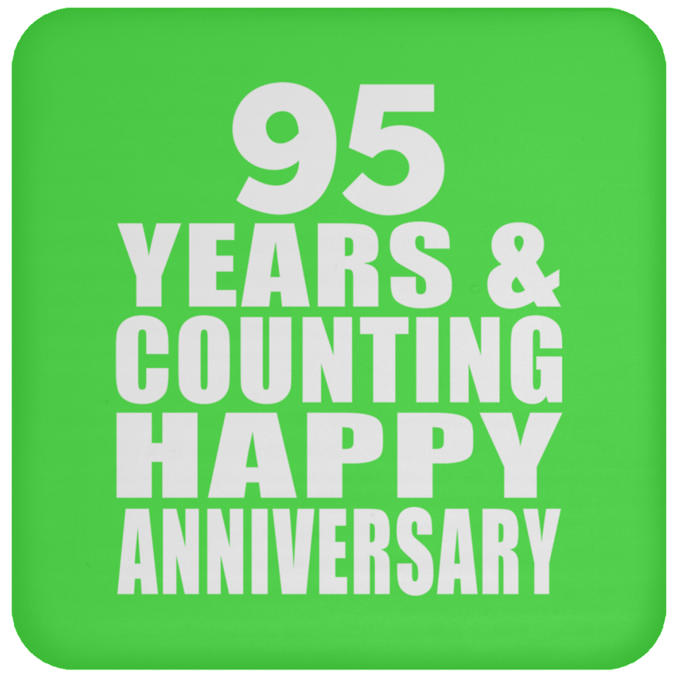 Happy 95th Anniversary 95 Years & Counting - Coaster