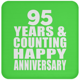Happy 95th Anniversary 95 Years & Counting - Coaster