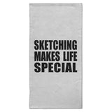 Sketching Makes Life Special - Hand Towel