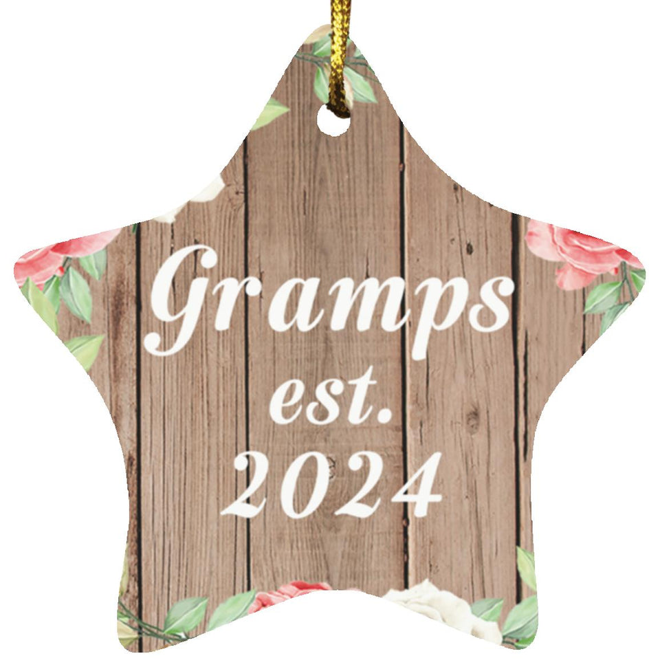 Gramps Established Est. 2024 - Star Ornament B