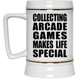 Collecting Arcade Games Makes Life Special - Beer Stein