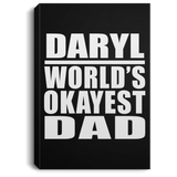Daryl World's Okayest Dad - Canvas Portrait