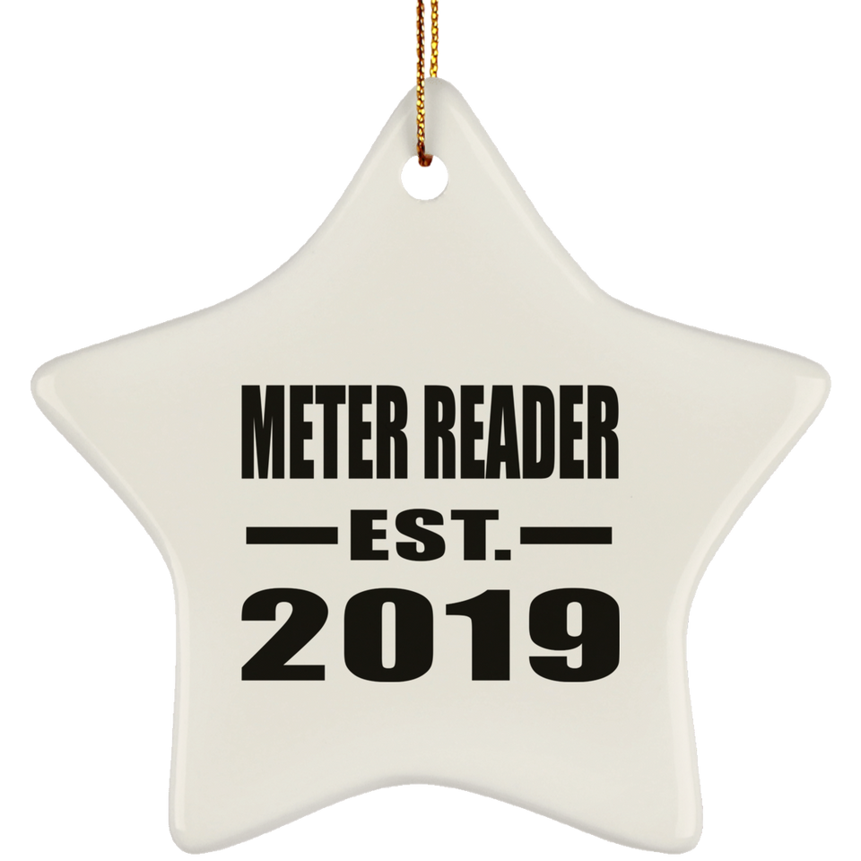 Meter Reader Established EST. 2019 - Star Ornament