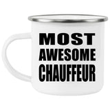 Most Awesome Chauffeur - 12oz Camping Mug