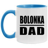 Bolonka Dad - 11oz Accent Mug Blue