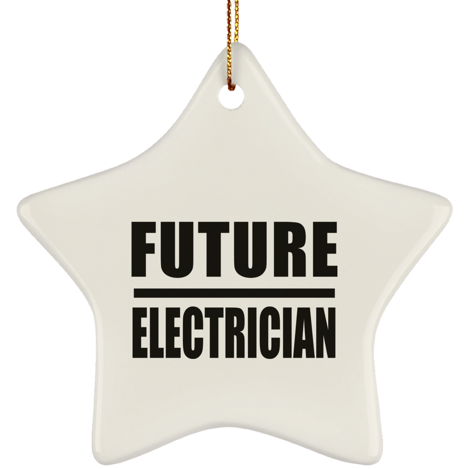 Future Electrician - Star Ornament