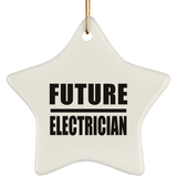 Future Electrician - Star Ornament
