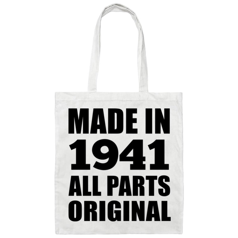 83rd Birthday Made in 1941 All Parts Original - Tote Bag White