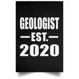 Geologist Established EST. 2020 - Poster Portrait