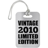 14th Birthday Vintage 2010 Limited Edition - Luggage Bag Tag