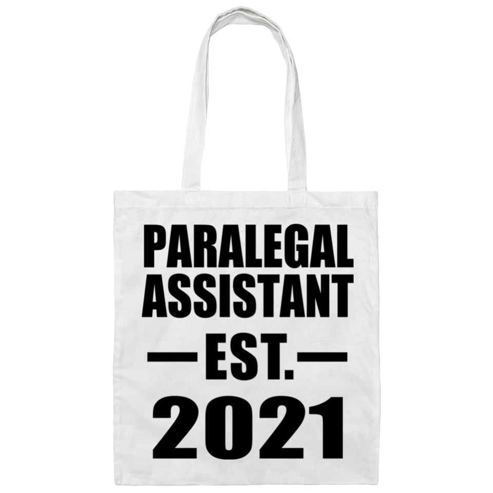 Paralegal Assistant Established EST. 2021 - Tote Bag White