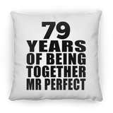 79th Anniversary 79 Years Of Being Mr Perfect - Throw Pillow