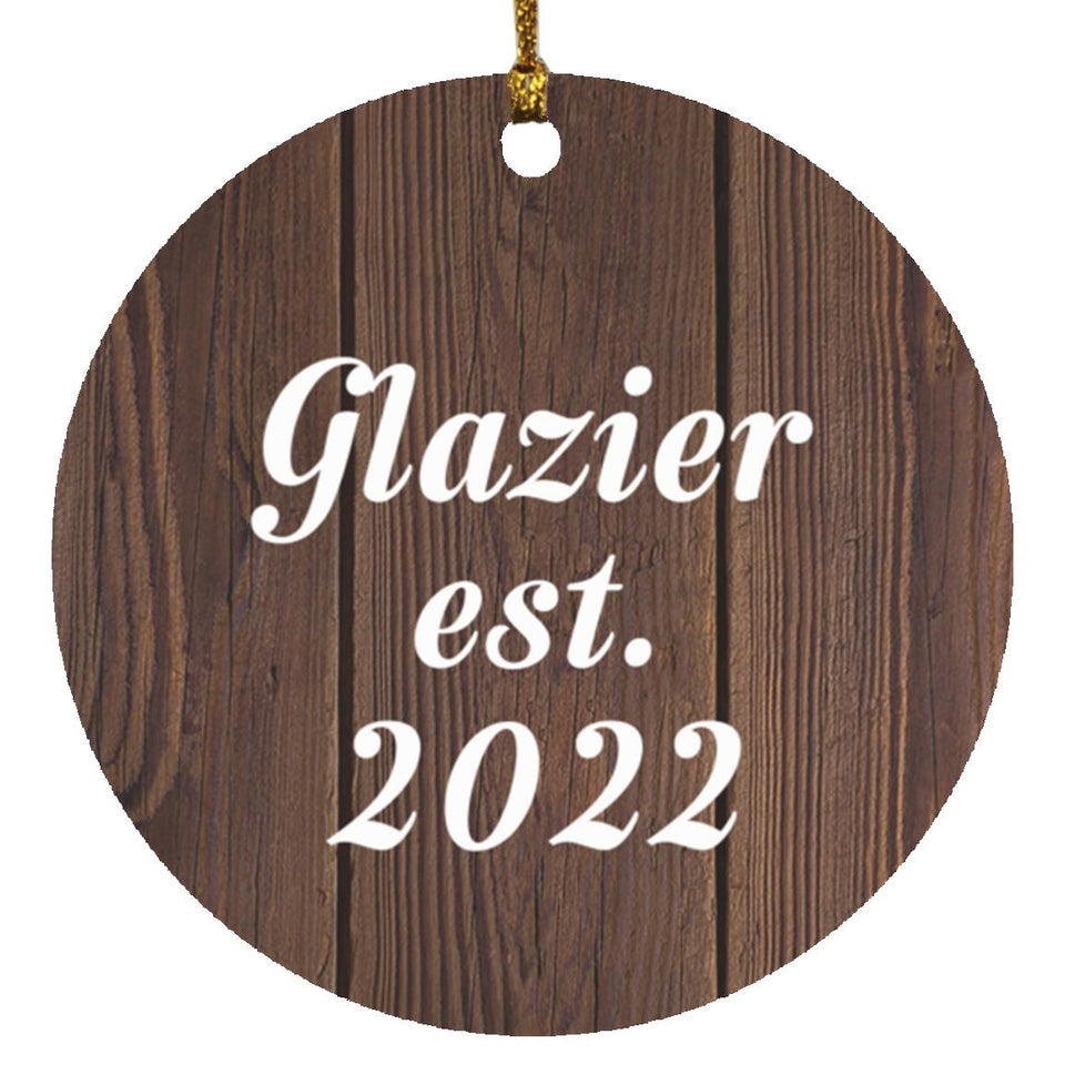 Glazier Established Est. 2022 - Circle Ornament D