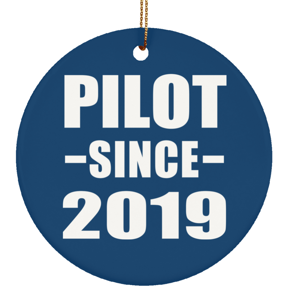 Pilot Since 2019 - Circle Ornament