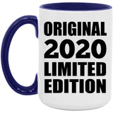 4th Birthday Original 2020 Limited Edition - 15oz Accent Mug Purple
