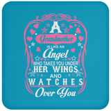 Grandmother Is Like An Angel Takes You Under Her Wings - Drink Coaster
