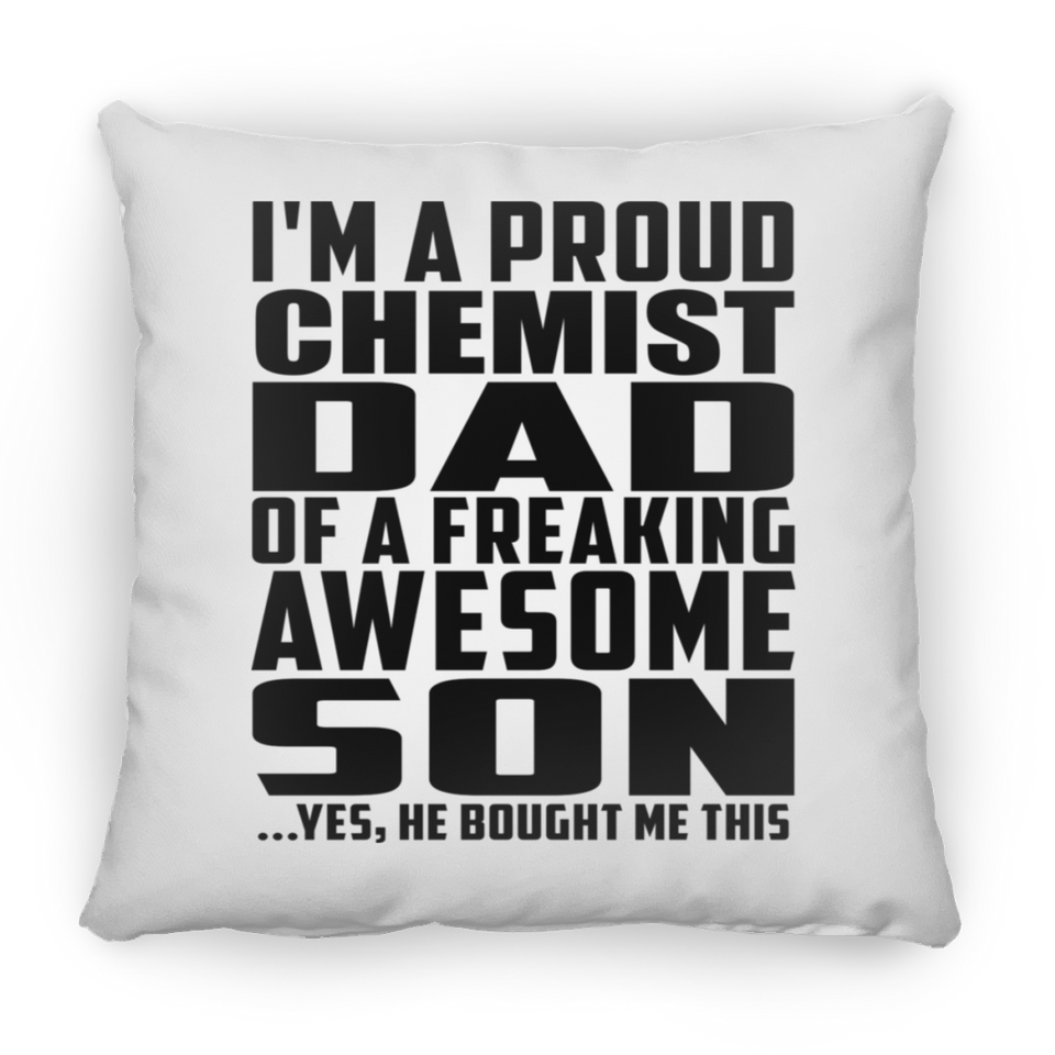Proud Chemist Dad Of Awesome Son - Throw Pillow
