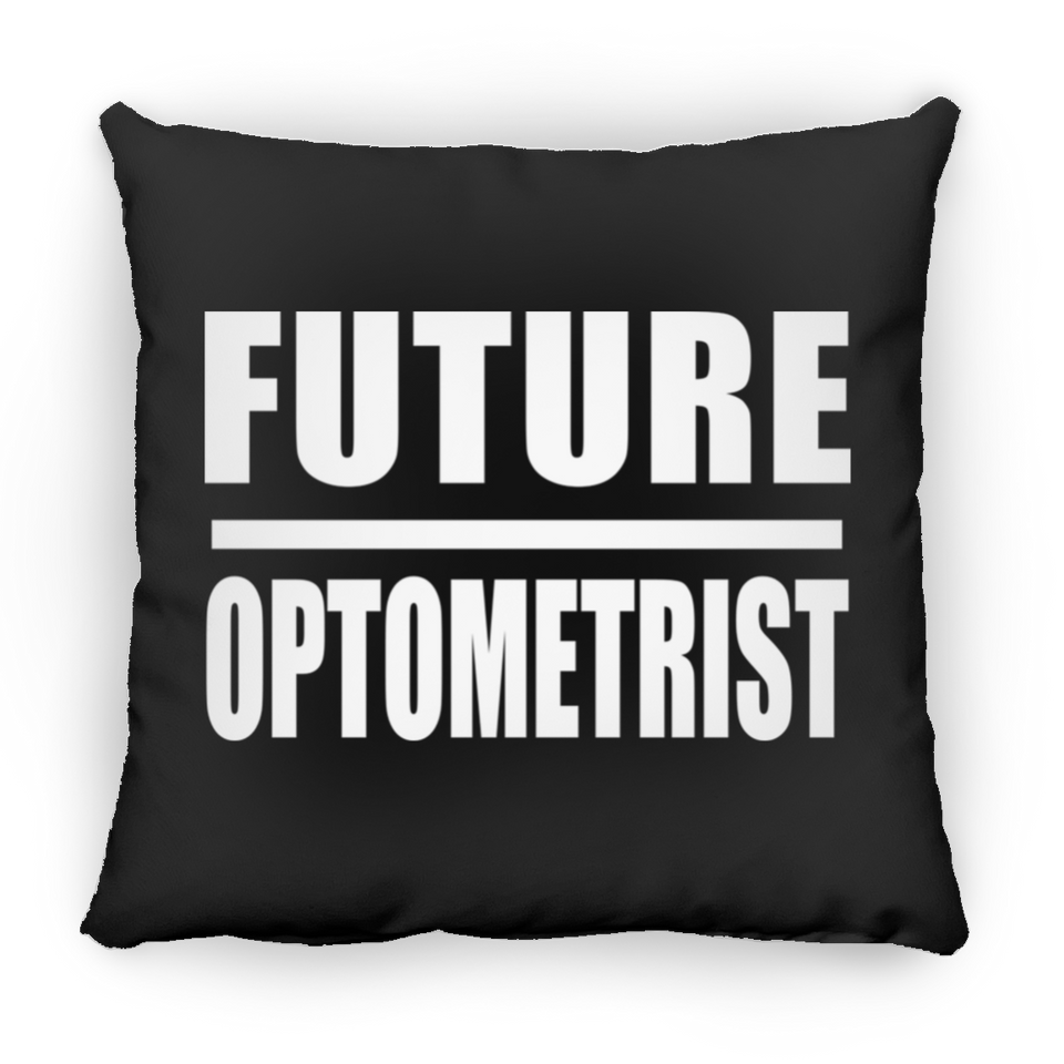 Future Optometrist - Throw Pillow Black