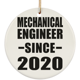 Mechanical Engineer Since 2020 - Circle Ornament