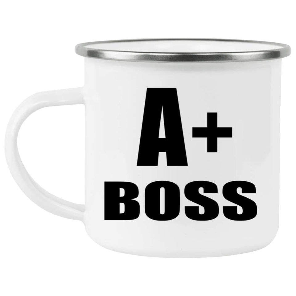 A+ Boss - 12oz Camping Mug