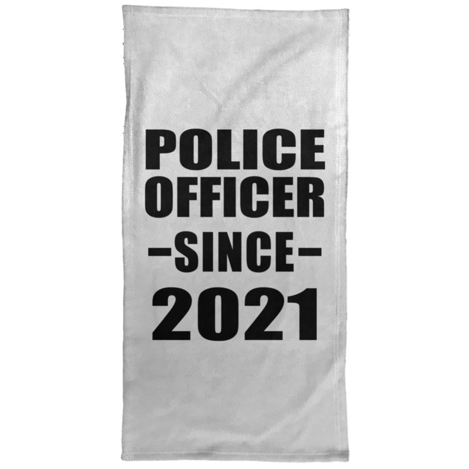 Police Officer Since 2021 - Hand Towel