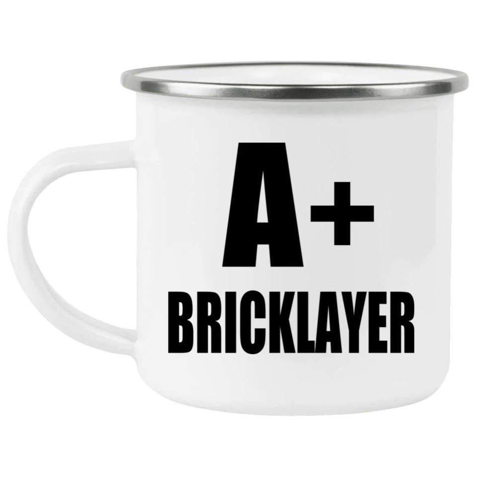 A+ Bricklayer - 12oz Camping Mug