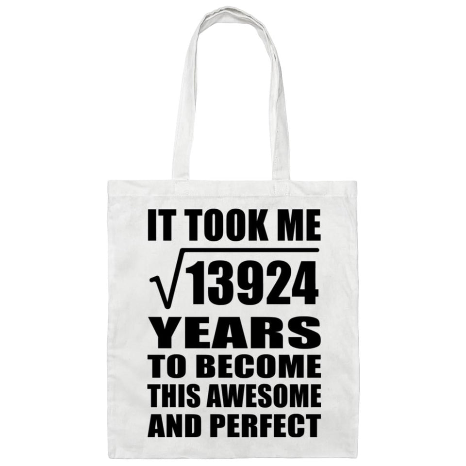 118th Birthday Took Square Root of 13924 Years To Awesome - Tote Bag White