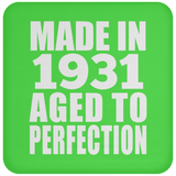 93rd Birthday Made In 1931 Aged to Perfection - Drink Coaster