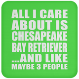 All I Care About Is Chesapeake Bay Retriever - Drink Coaster