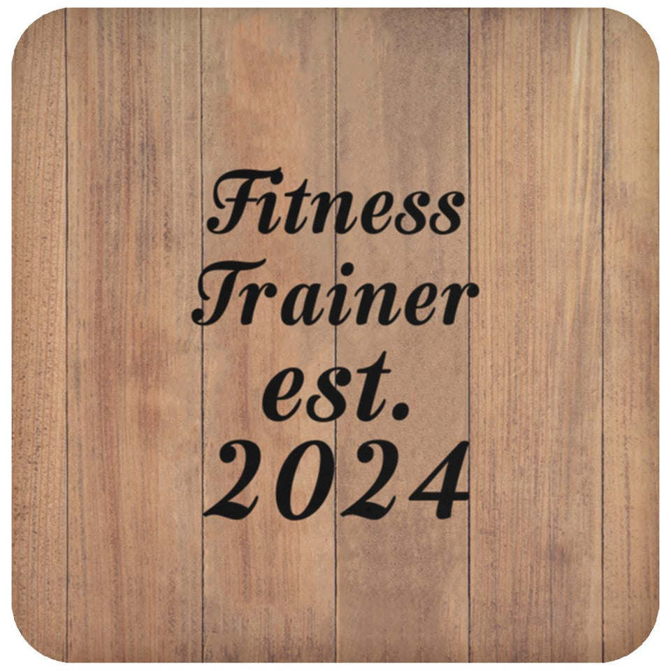 Fitness Trainer Established Est. 2024 - Drink Coaster C