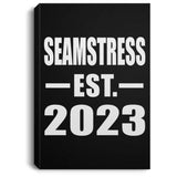 Seamstress Established EST. 2023 - Canvas Portrait