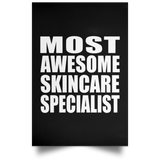 Most Awesome Skincare Specialist - Poster Portrait