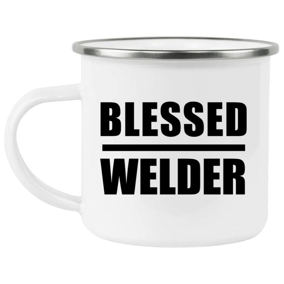 Blessed Welder - 12oz Camping Mug