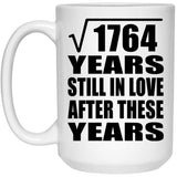 42nd Anniversary Square Root of 1764 Years Still In Love - 15oz Coffee Mug