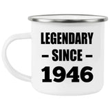 78th Birthday Legendary Since 1946 - 12oz Camping Mug