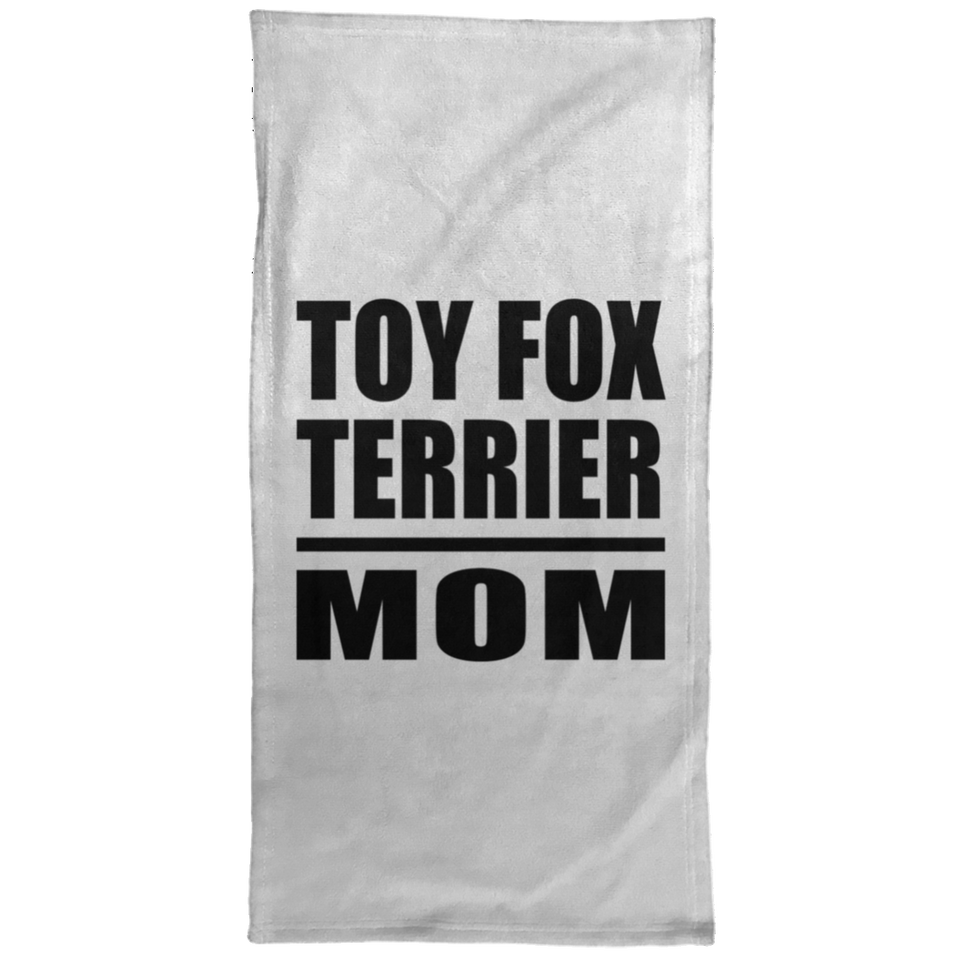 Toy Fox Terrier Mom - Hand Towel