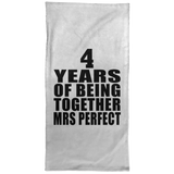 4th Anniversary 4 Years Of Being Mrs Perfect - Hand Towel